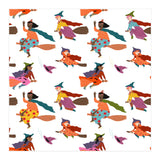 Tiny Witches Pattern (white Backgrownd) (Print Only) thumbnail