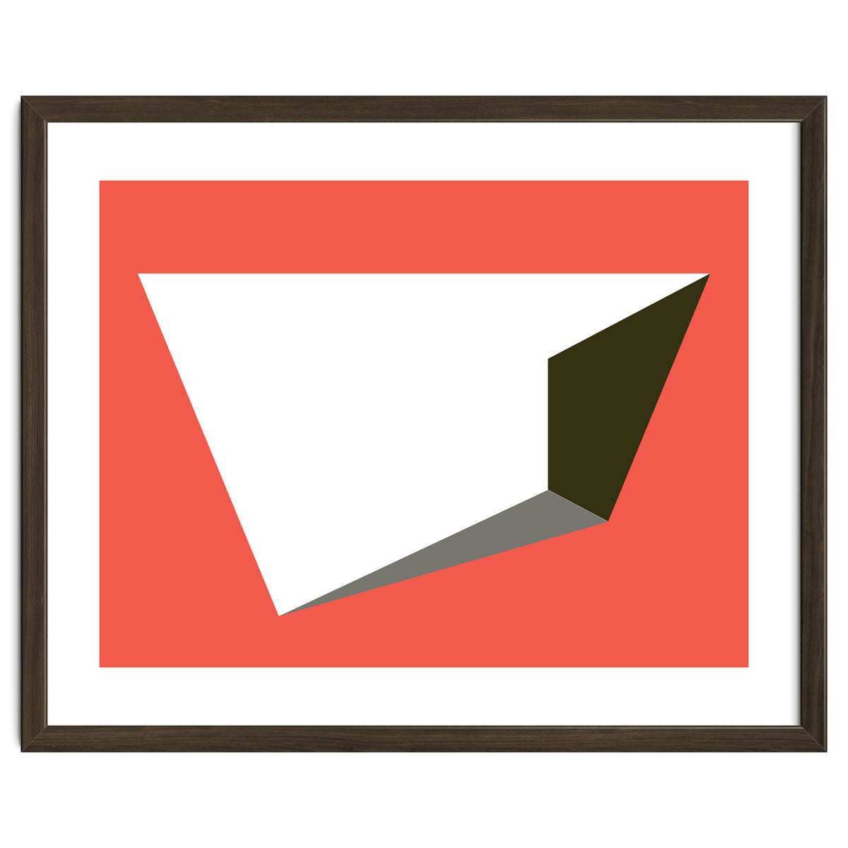 Geometric Shapes No. 81 - pink, grey, black & white