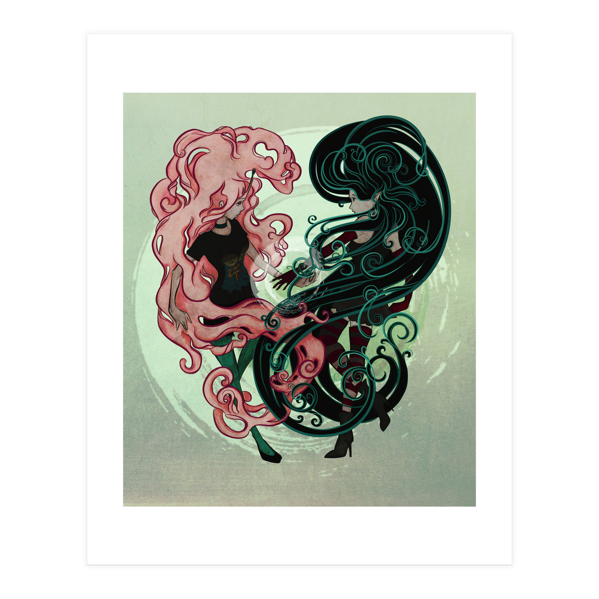 Bonnibel and Marcy: Complete me (Print Only)