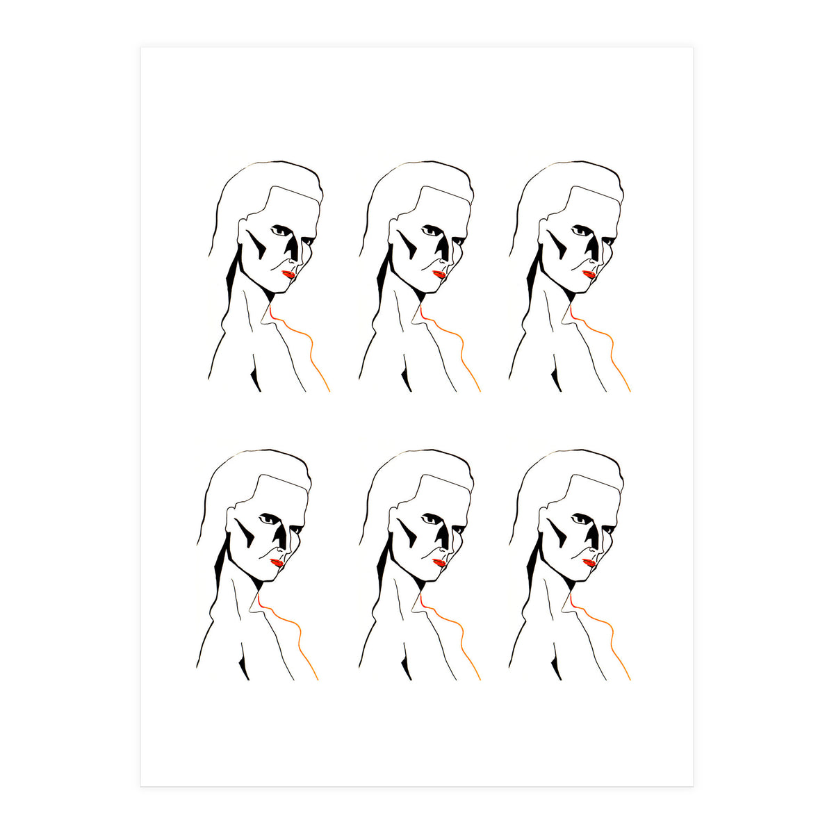 Red Lips (Print Only)
