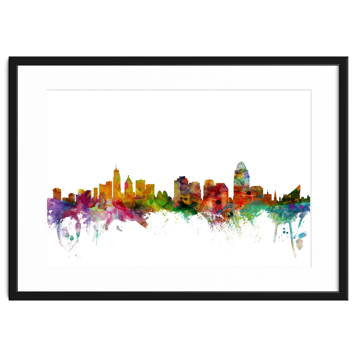 Cincinnati Ohio Skyline