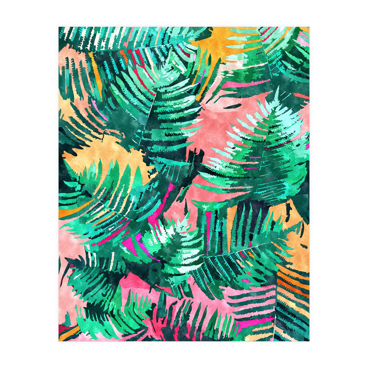 I'm All About Palm Trees & 80 Degrees (Print Only)