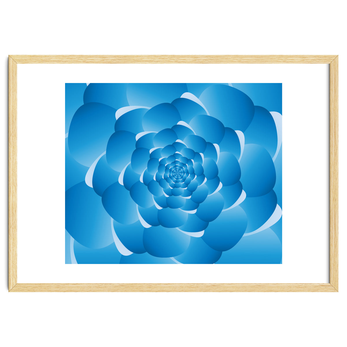 Sky Cloud Spiral Blue Spiral