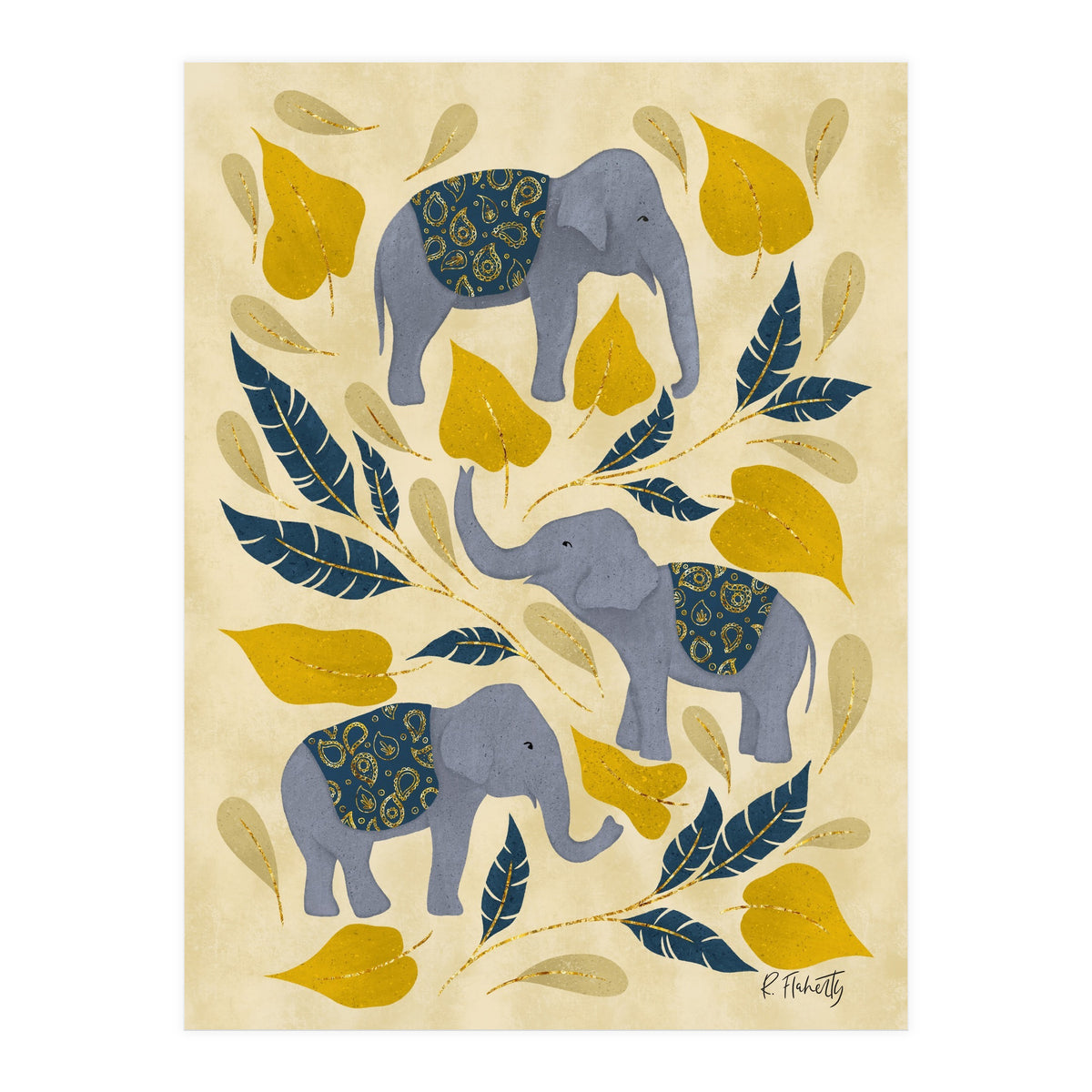 Jungle Elephants (Print Only)