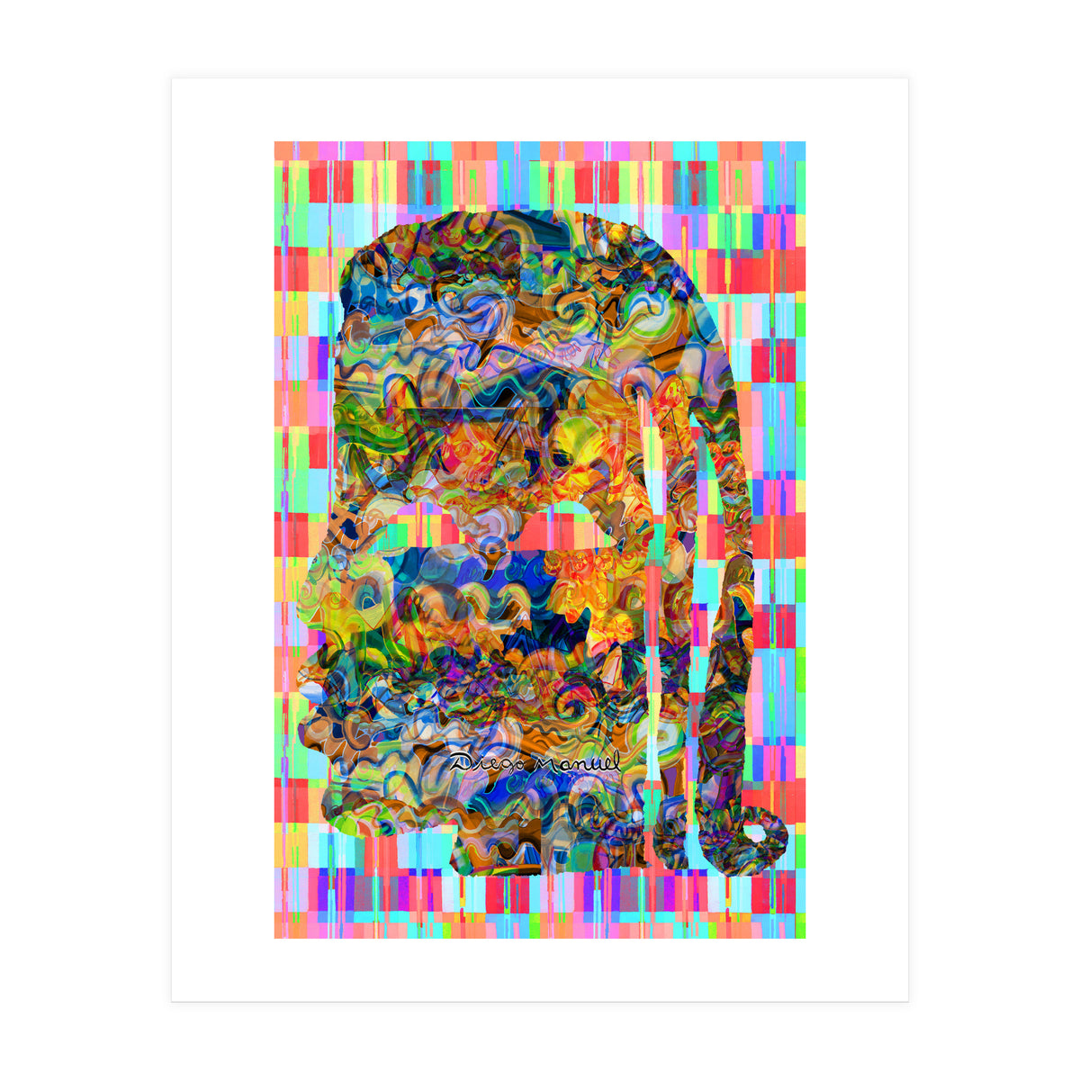 Abstracto Pop Nuevo B Nuevo 5 (Print Only)