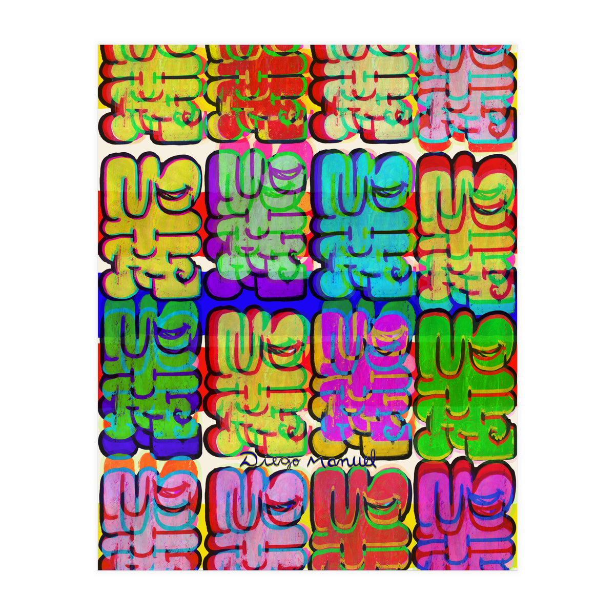 Graffitis 2021 Tapiz 125 (Print Only)