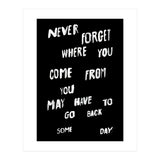 NEVER FORGET (Print Only) thumbnail