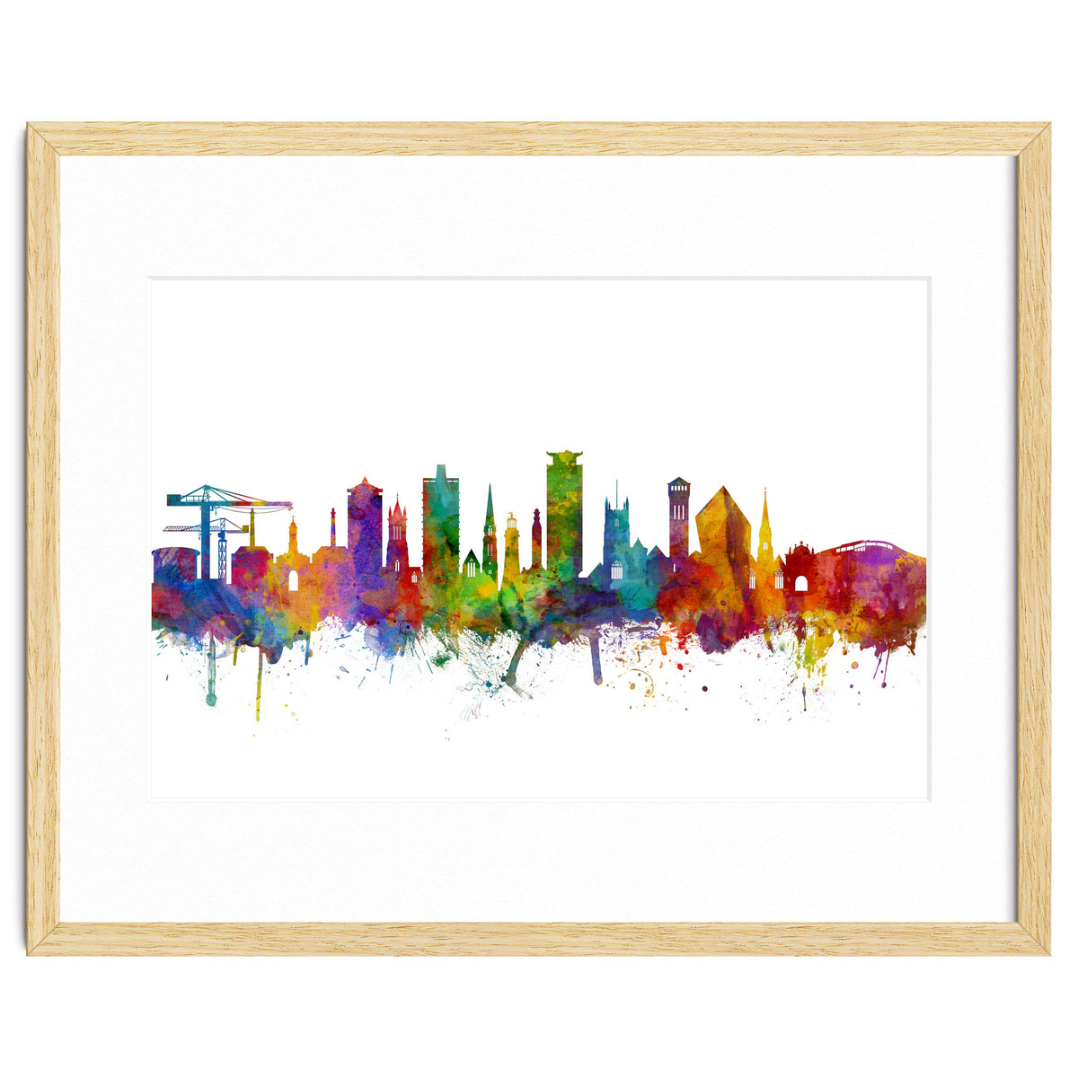 Plymouth England Skyline