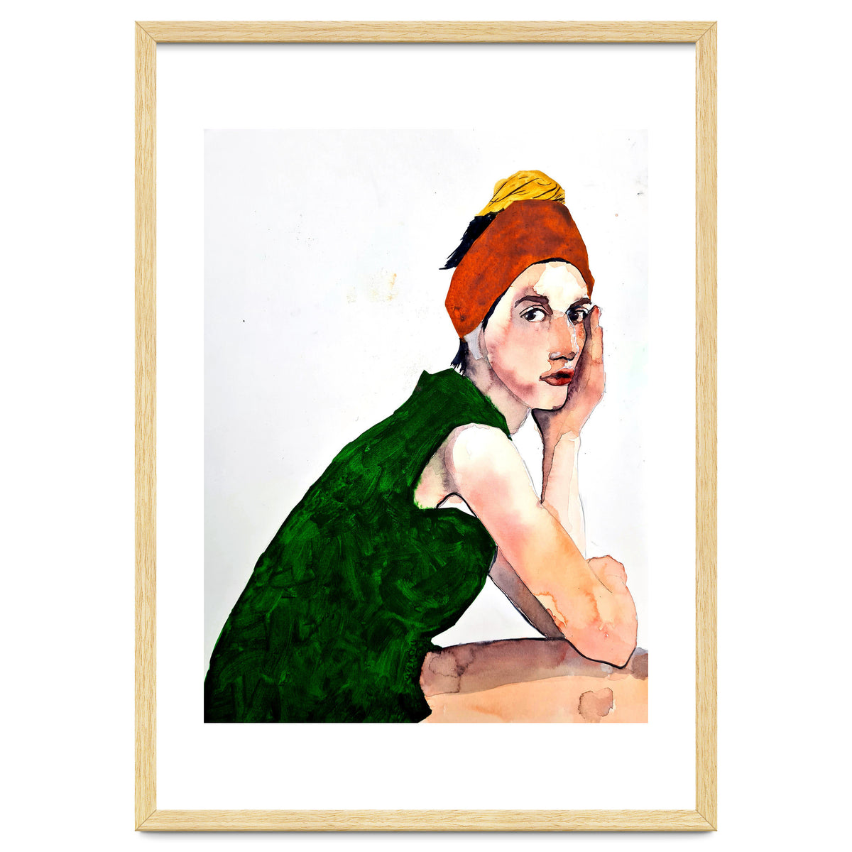 Untitled #86 - Woman in green