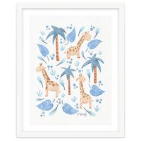 Jungle Giraffes | Blue