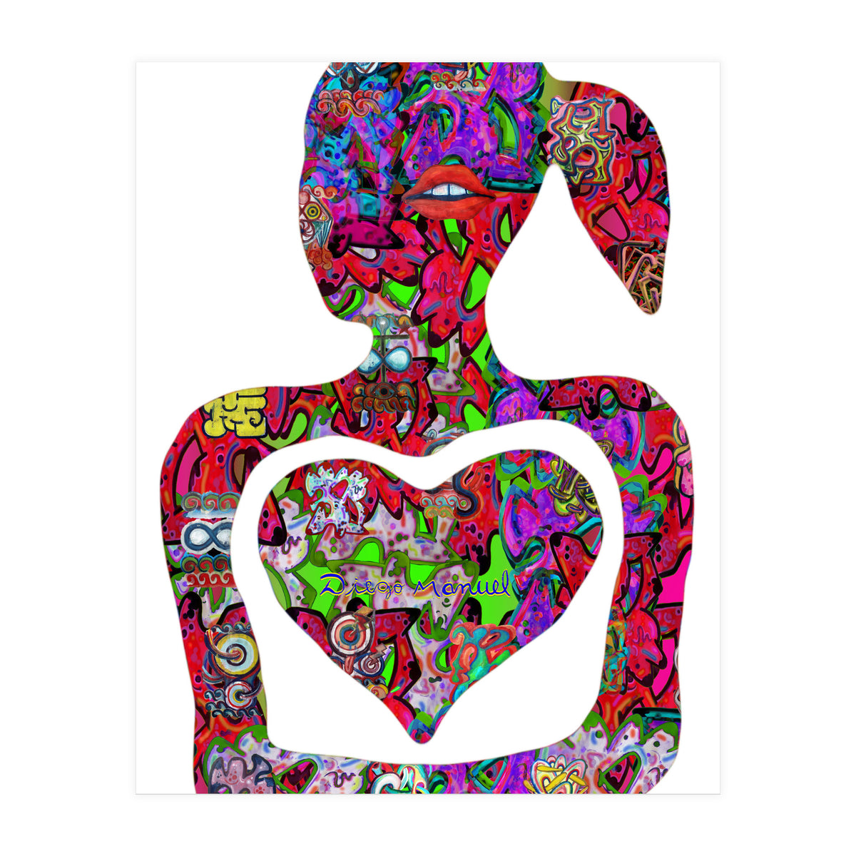 Mujer Digital 3 9  (Print Only)