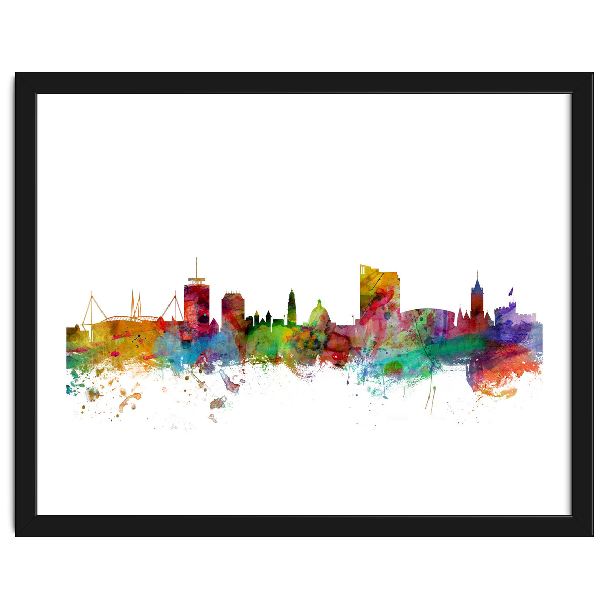 Cardiff Wales Skyline