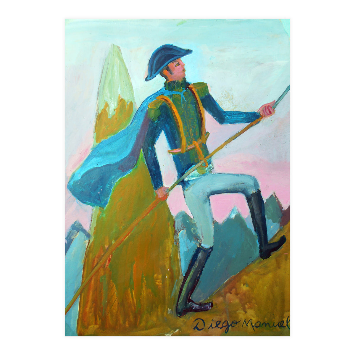 San Martin Cruzando Los Andes (Print Only)