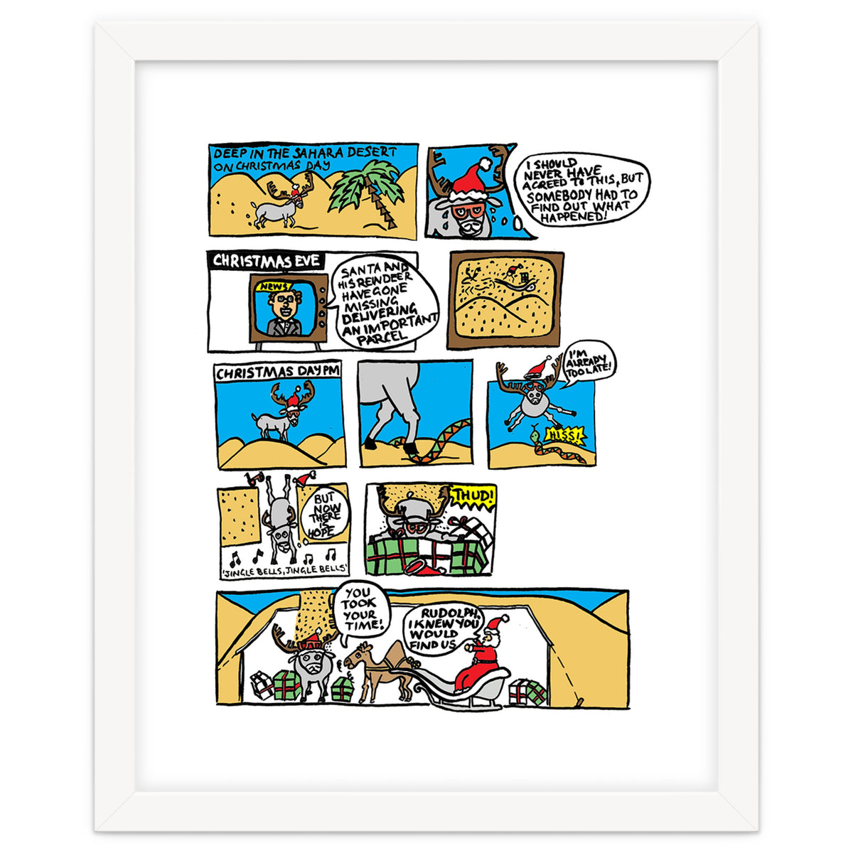 Reindeer in the Sahara