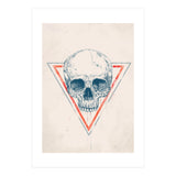 Skull In Triangles Ii (Print Only) thumbnail
