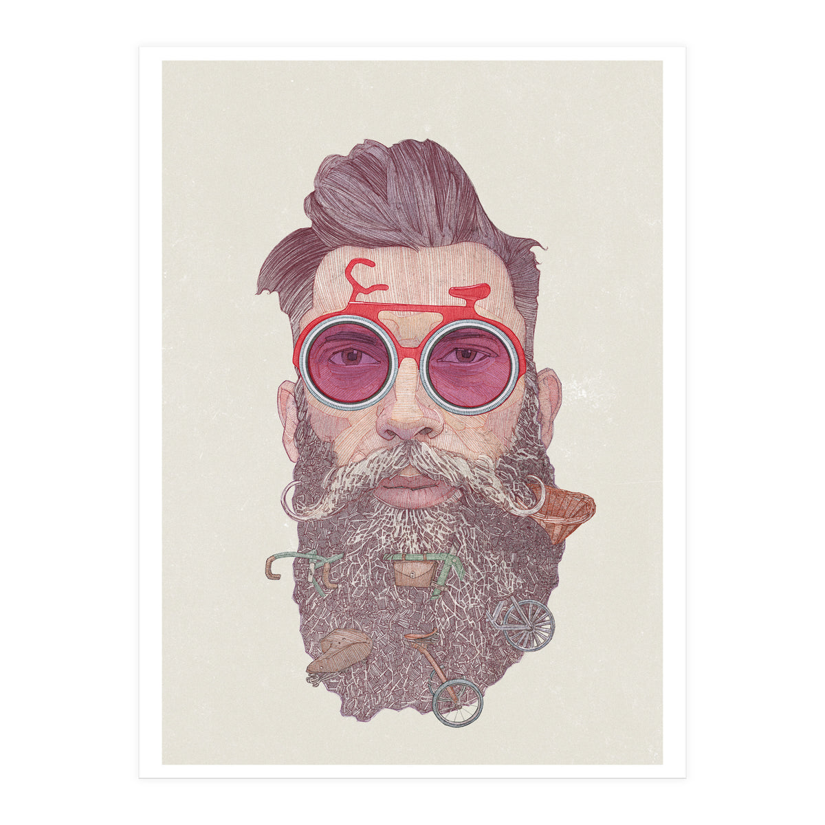 Hipster Dude (Print Only)