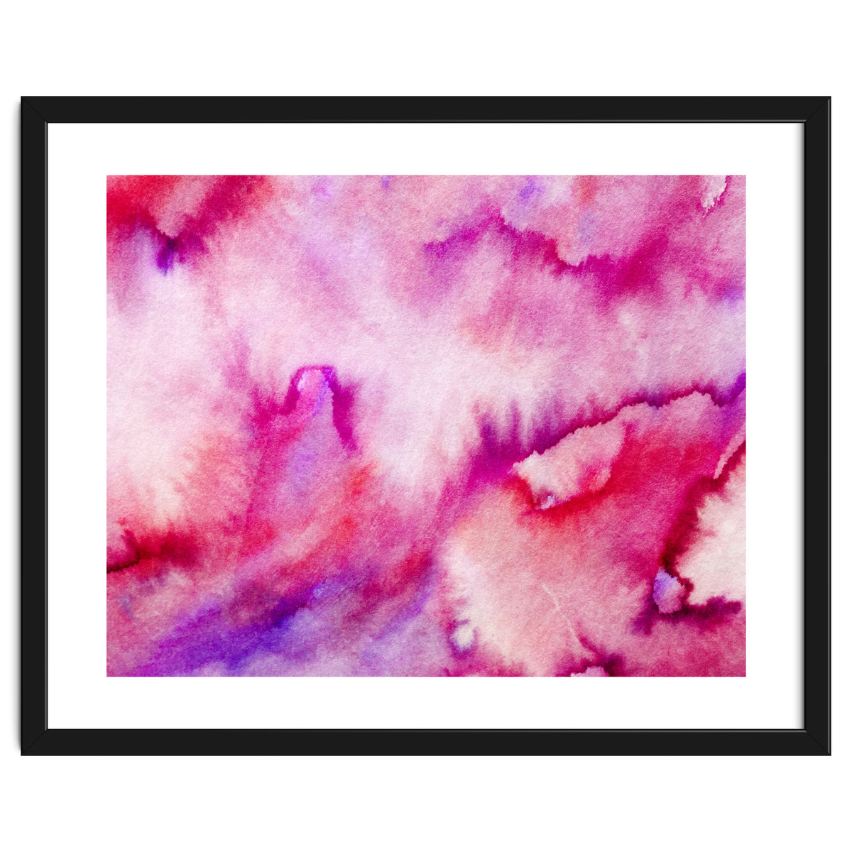 Watercolor magenta tie-dye