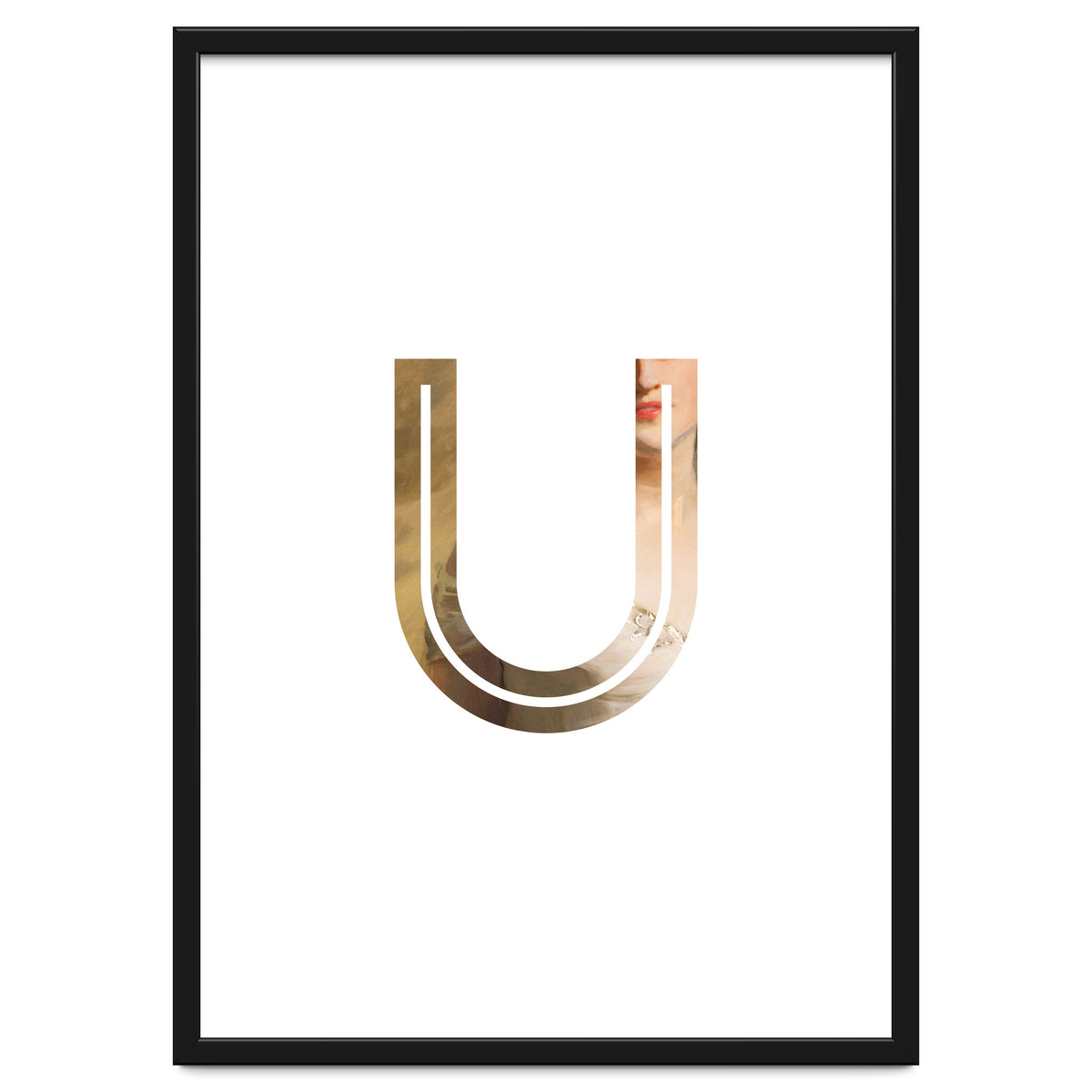 Letter U - (Impress)