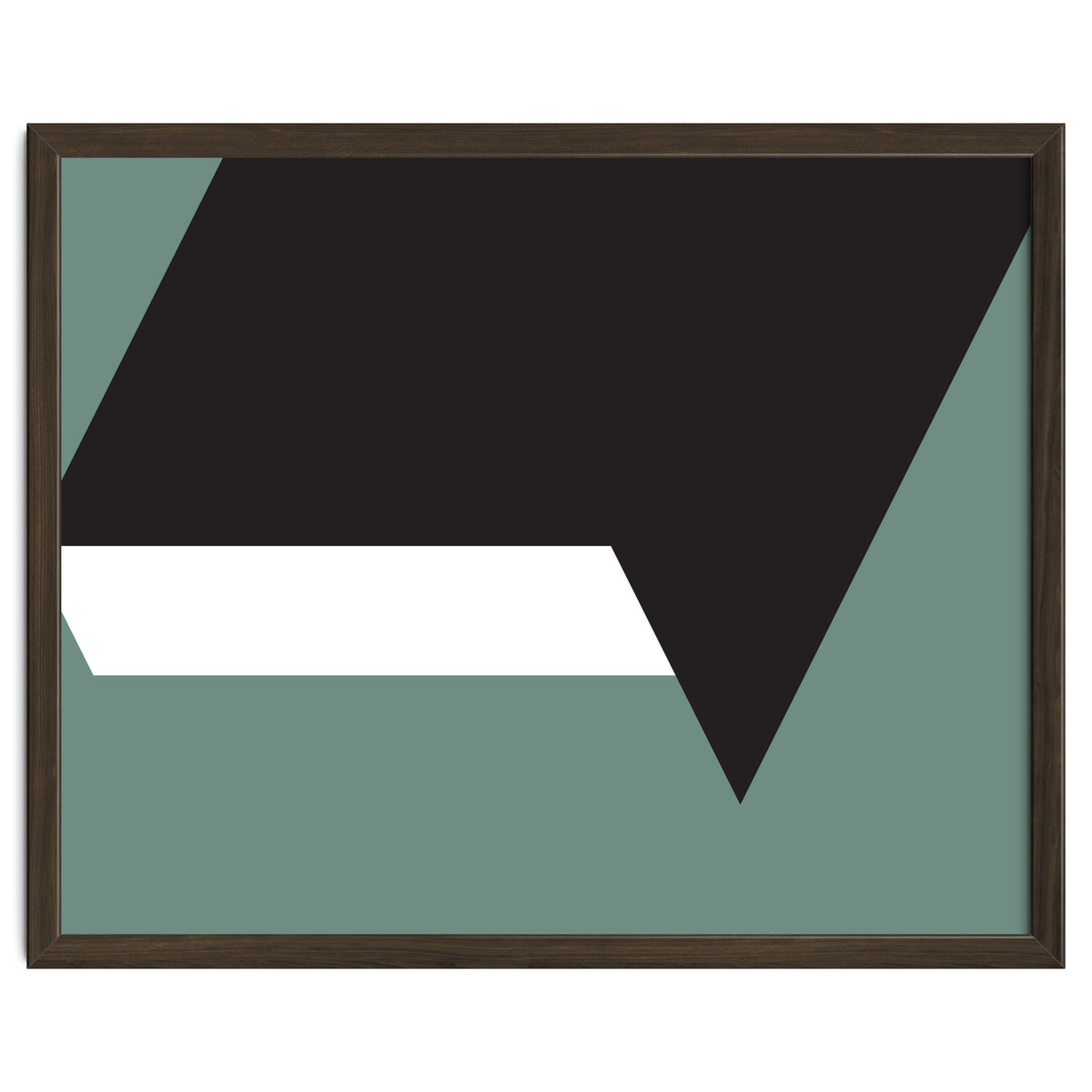 Geometric Shapes No. 85 - black, white & grey