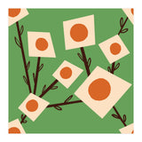 Green Square Flower Bouquet (Print Only) thumbnail