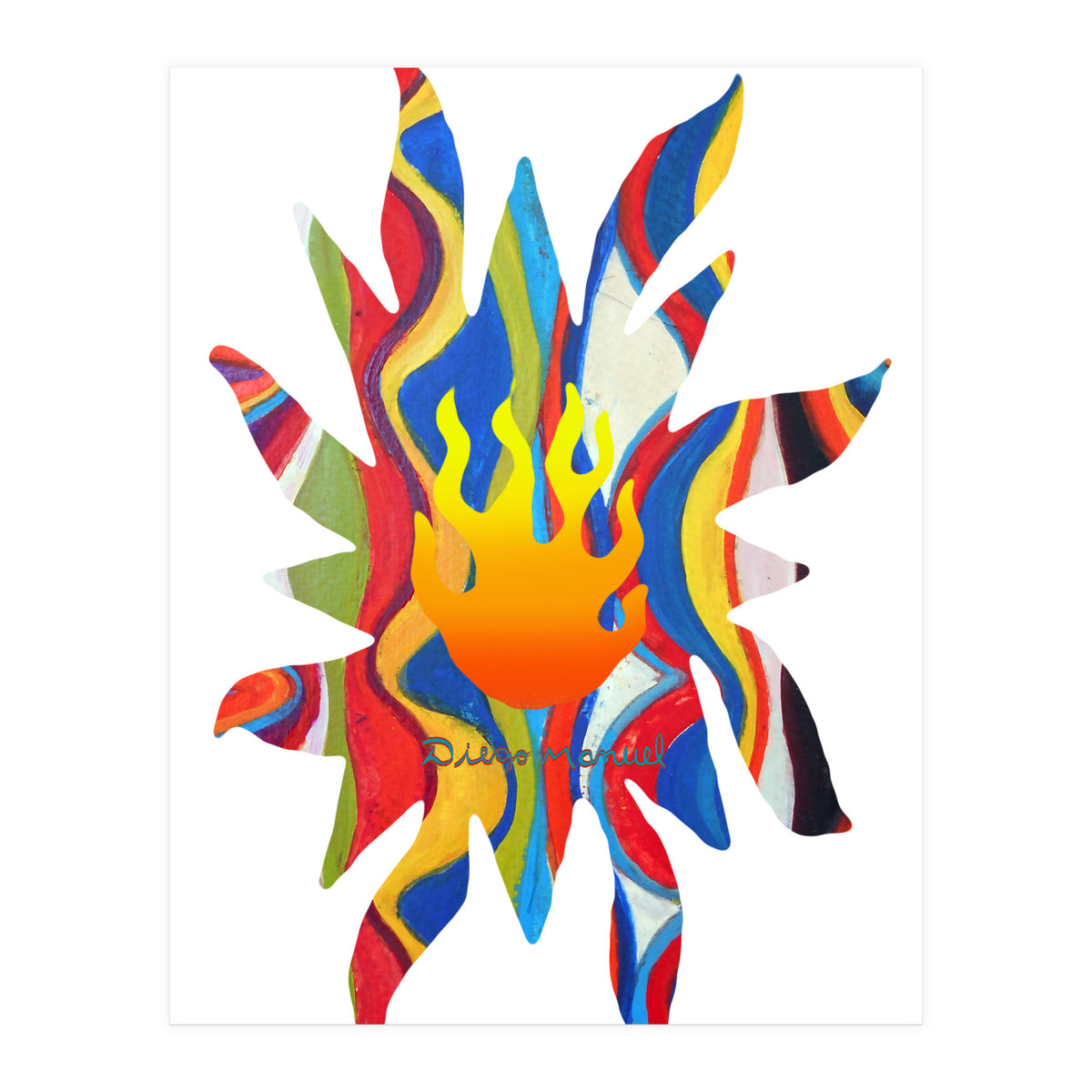 Fuego 25 Copia (Print Only)