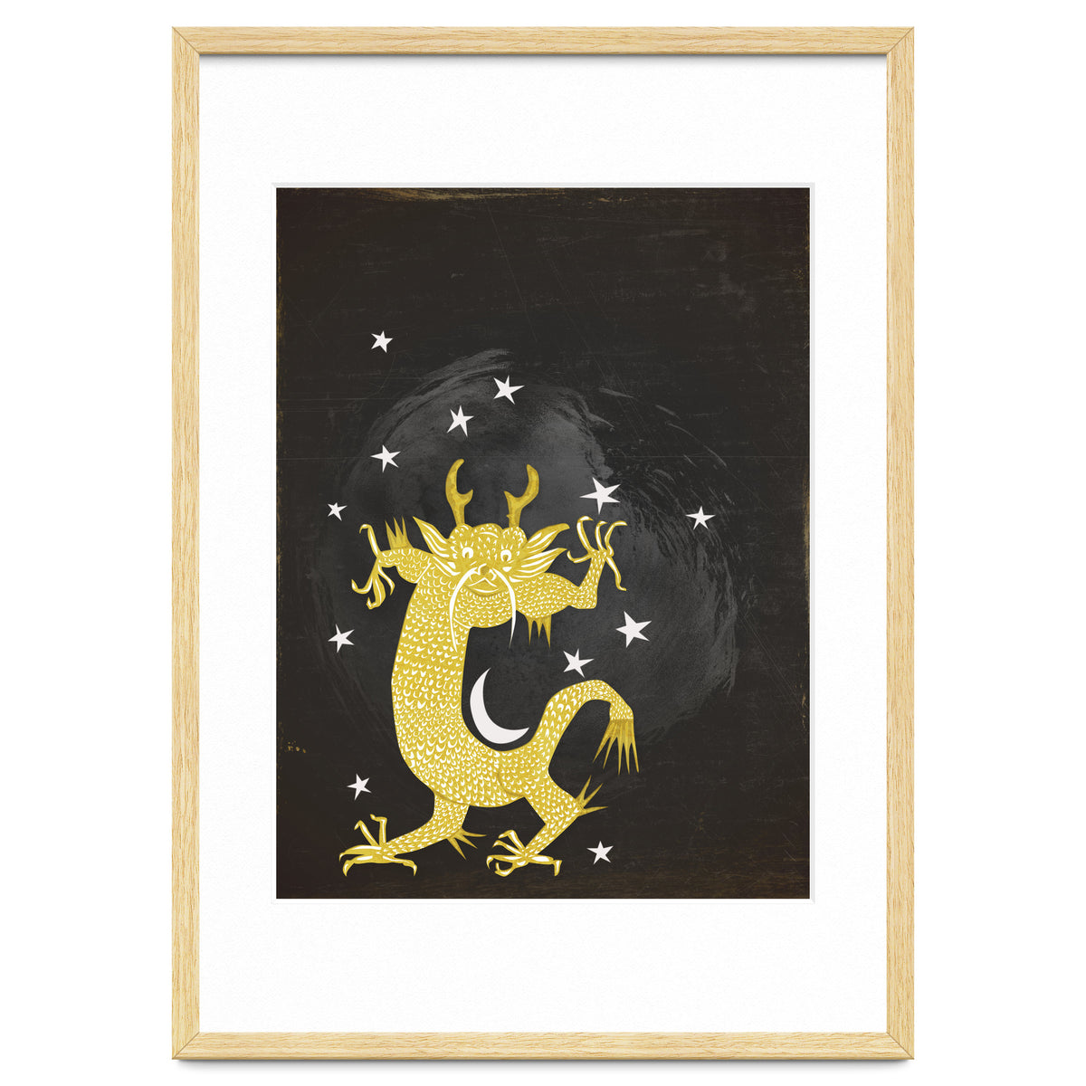 Vintage Cosmos: Golden Dragon