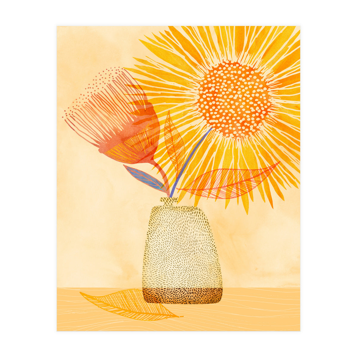 Tuesday Afternoon Sunflowers (Print Only)