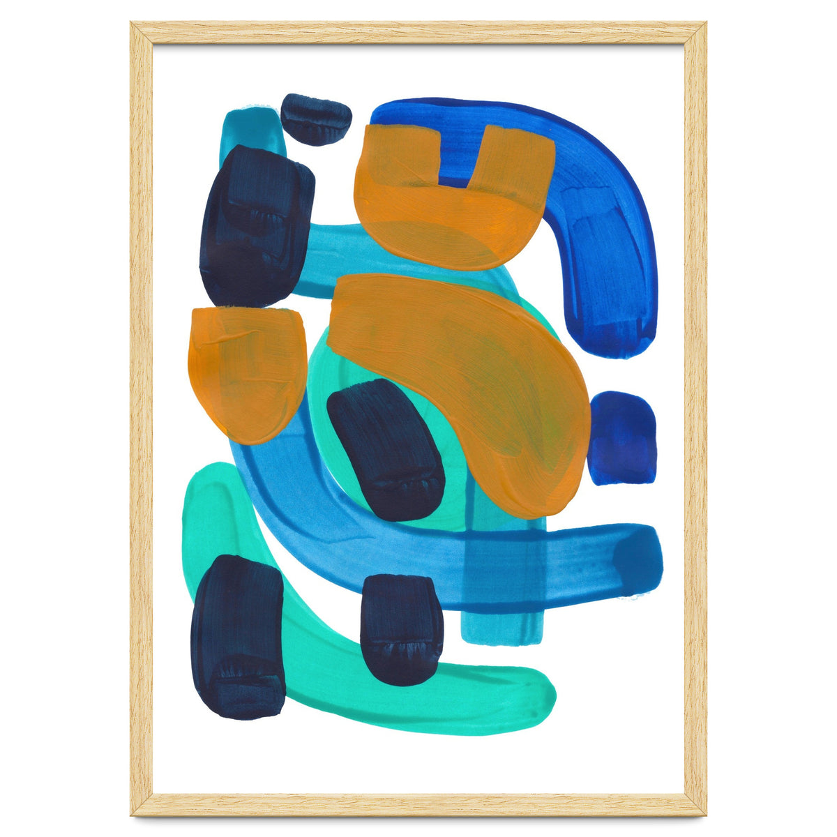 Marine Shapes Yellow Accent