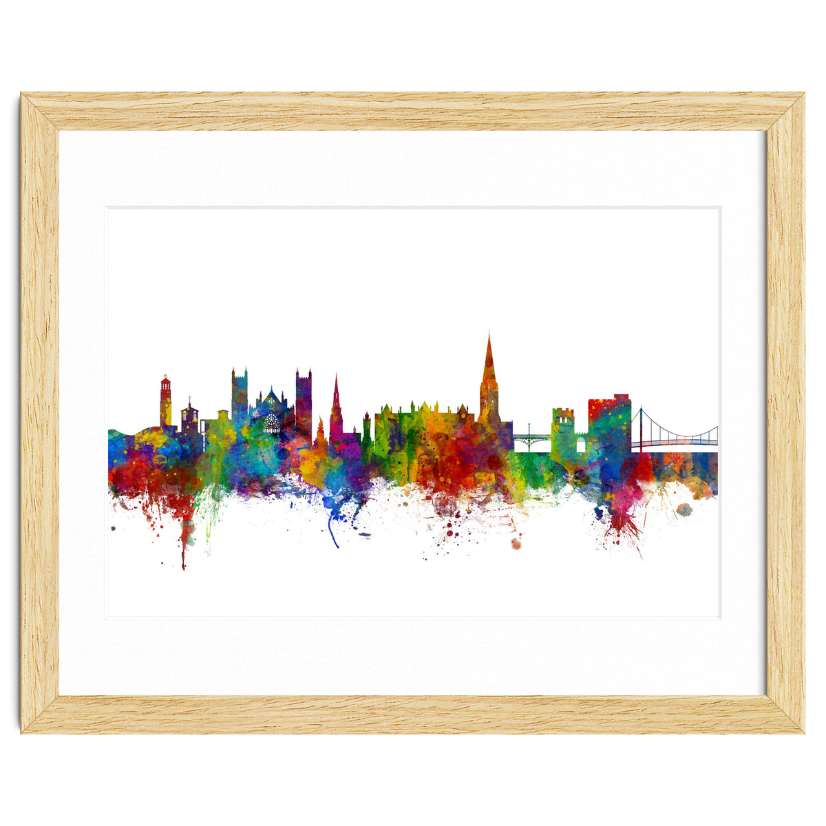 Exeter England Skyline