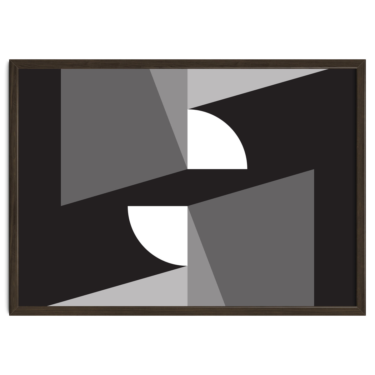 Geometric Shapes No. 11 - monochrome