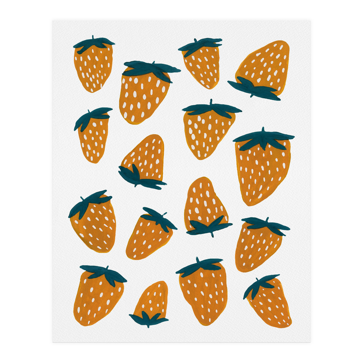 Summer strawberries red  (Print Only)