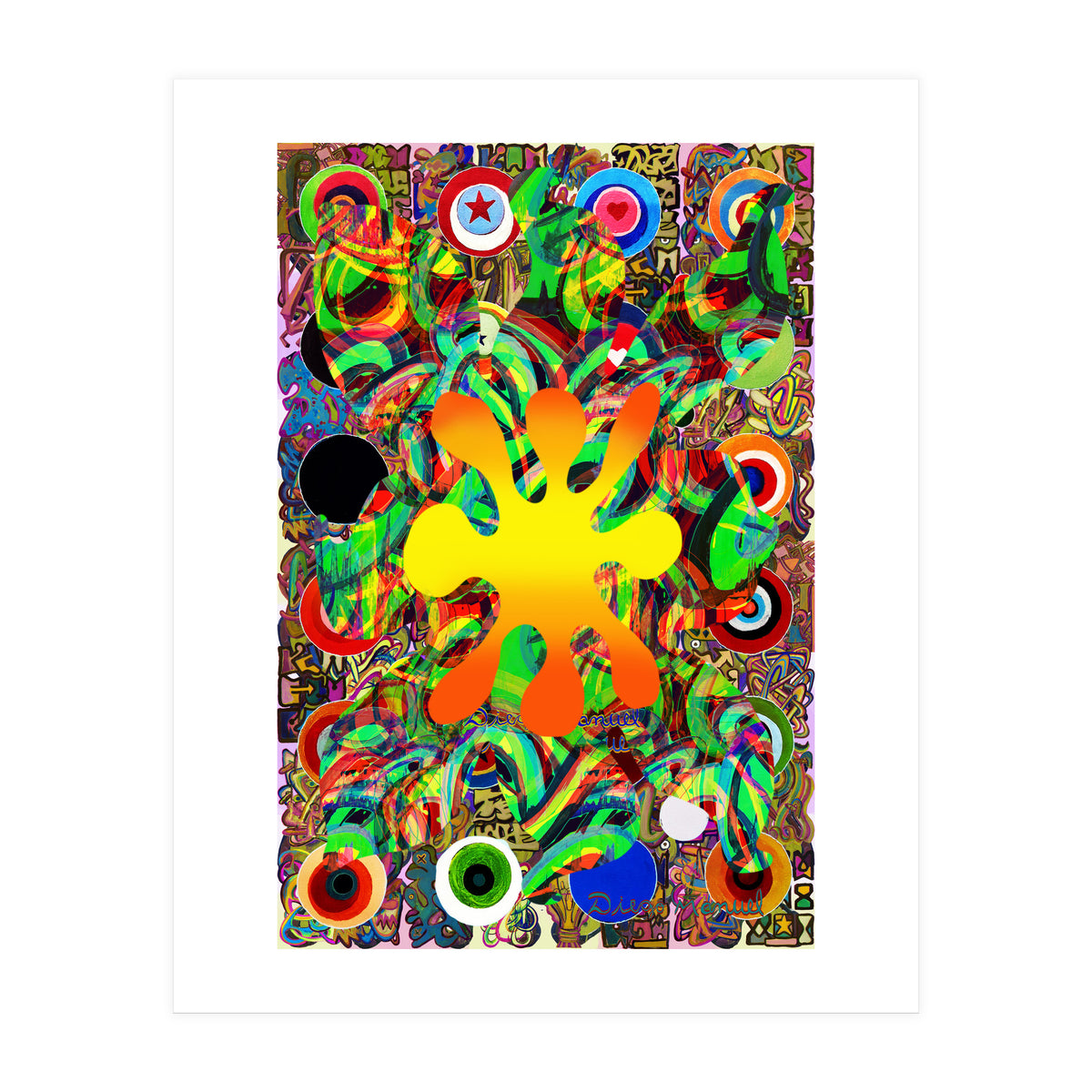 Fuego Y Graffiti 79 (Print Only)
