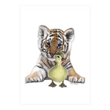 Tiger and Duck (Print Only) thumbnail