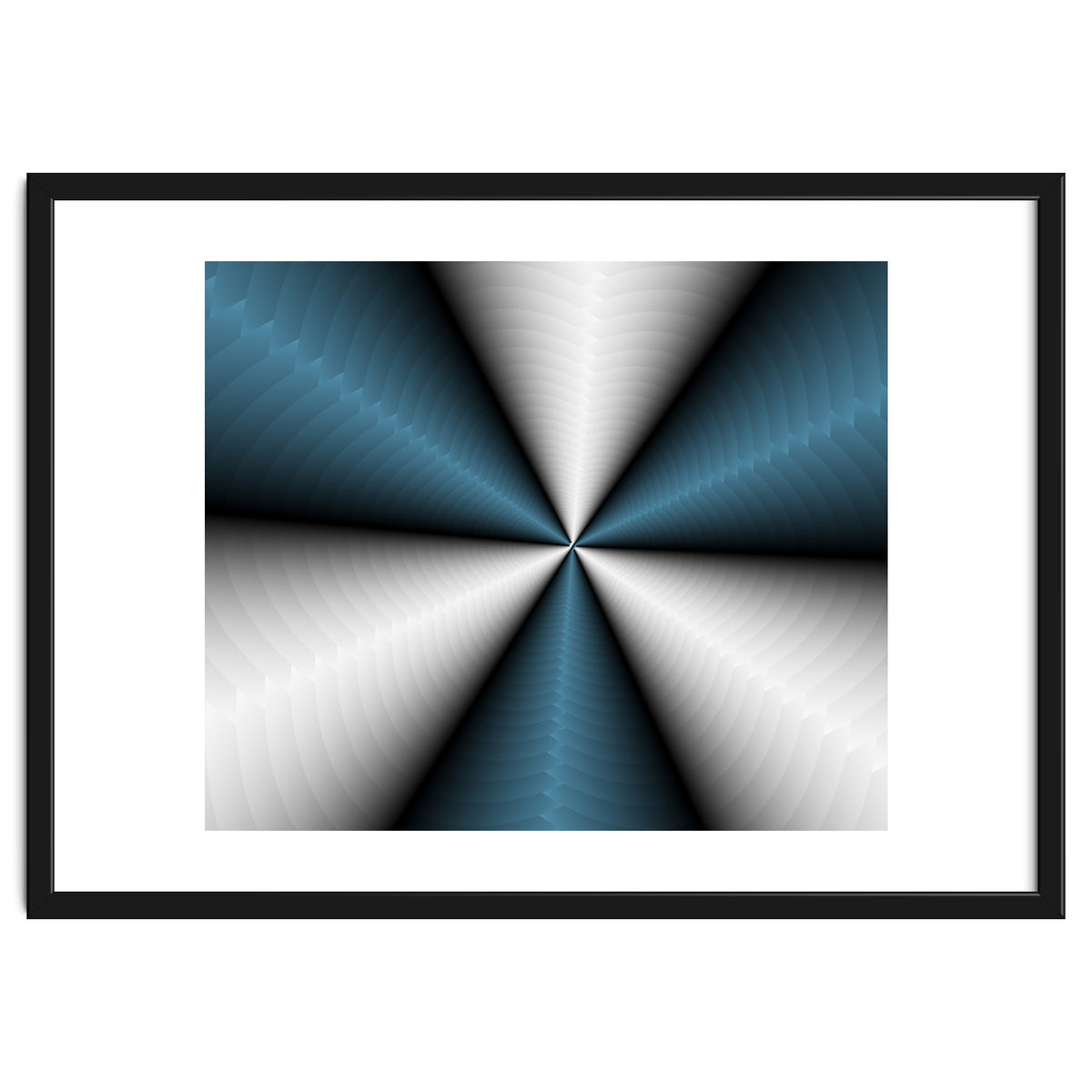 Blue Color Modern Interior Art