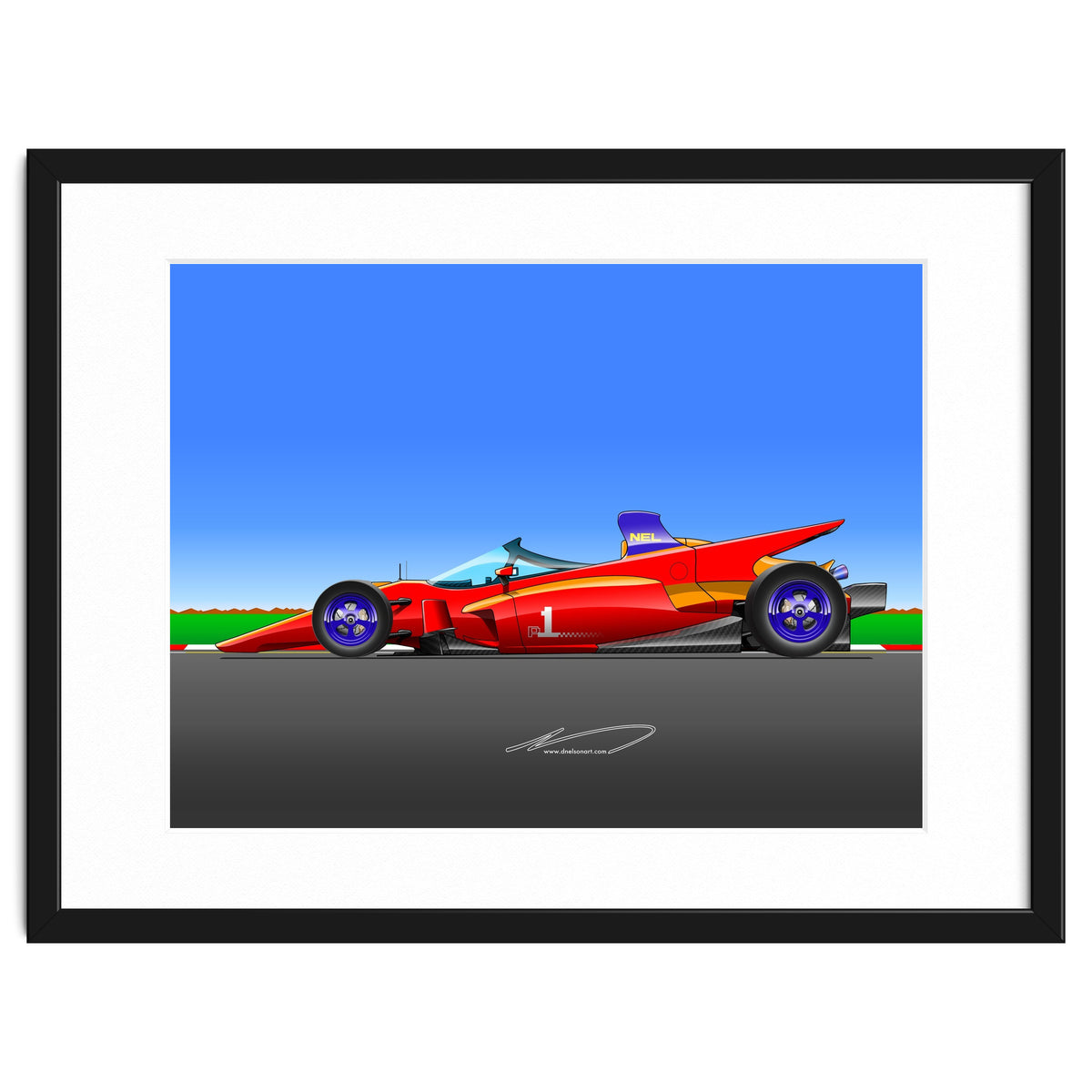 Pole Position Racecar Homage