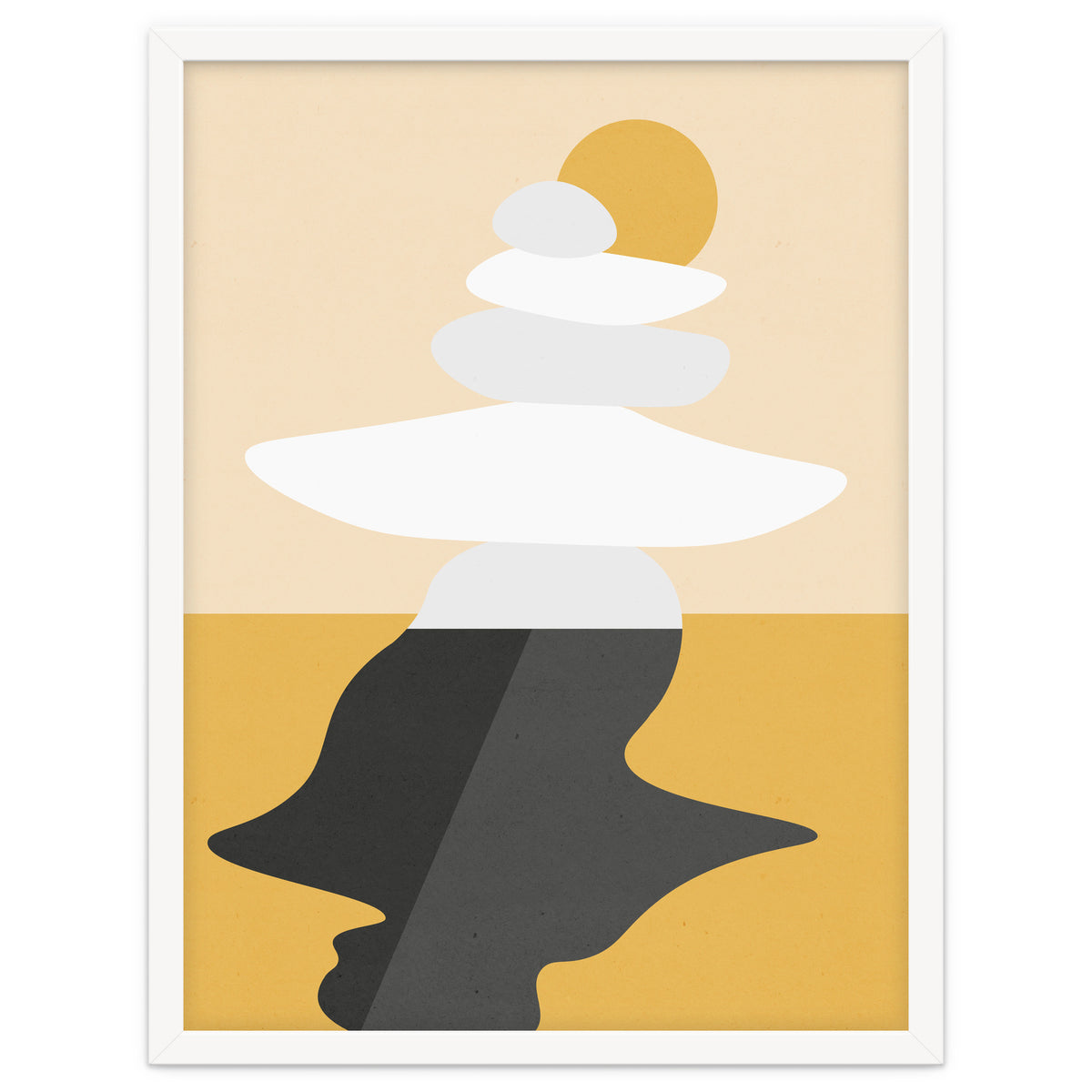 Abstract Cairn - Golden Desert