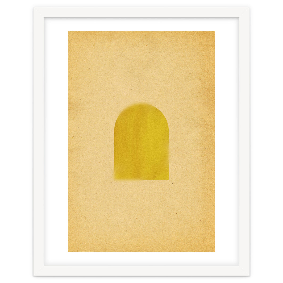 Minimaist acid mustard arch