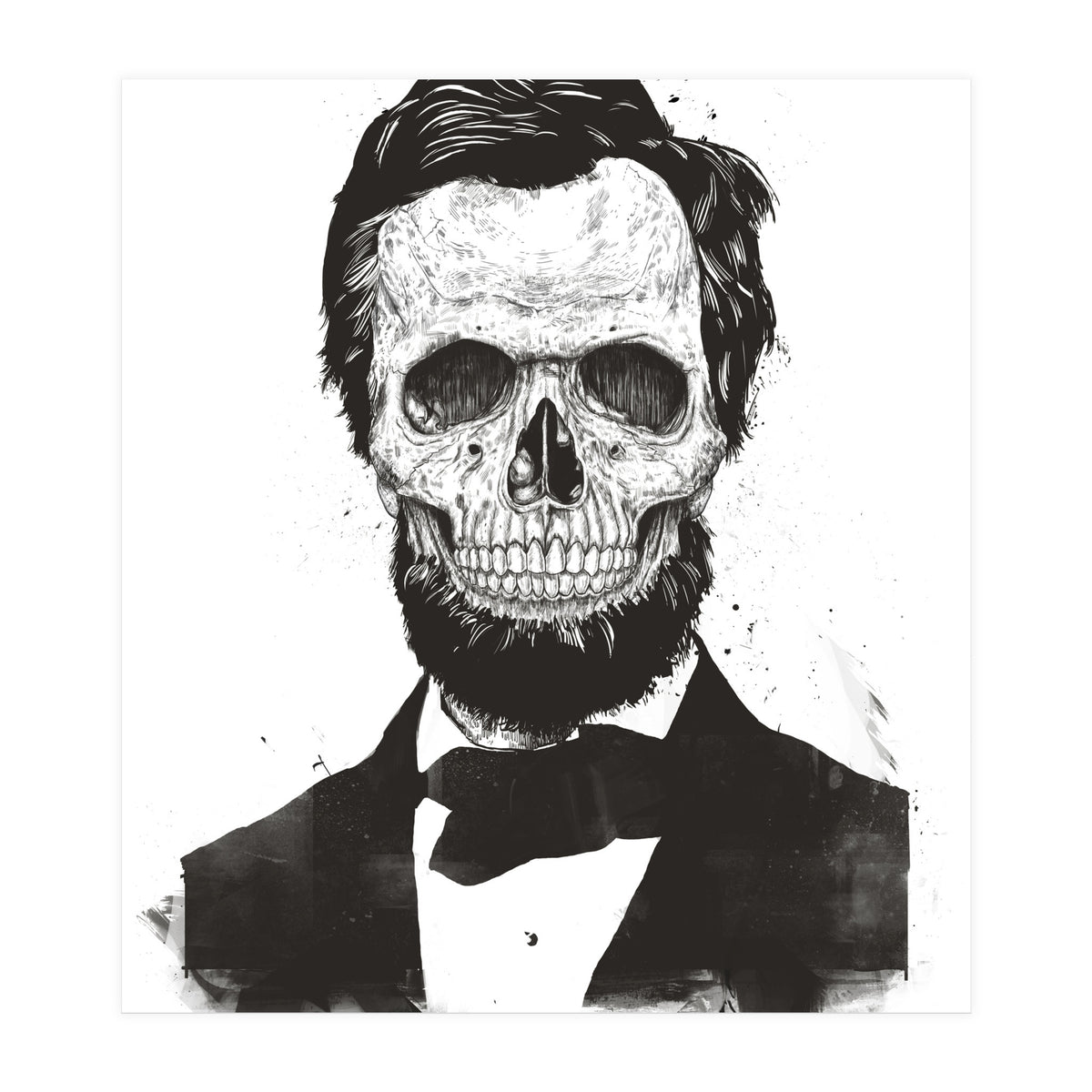Dead Lincoln Bw (Print Only)
