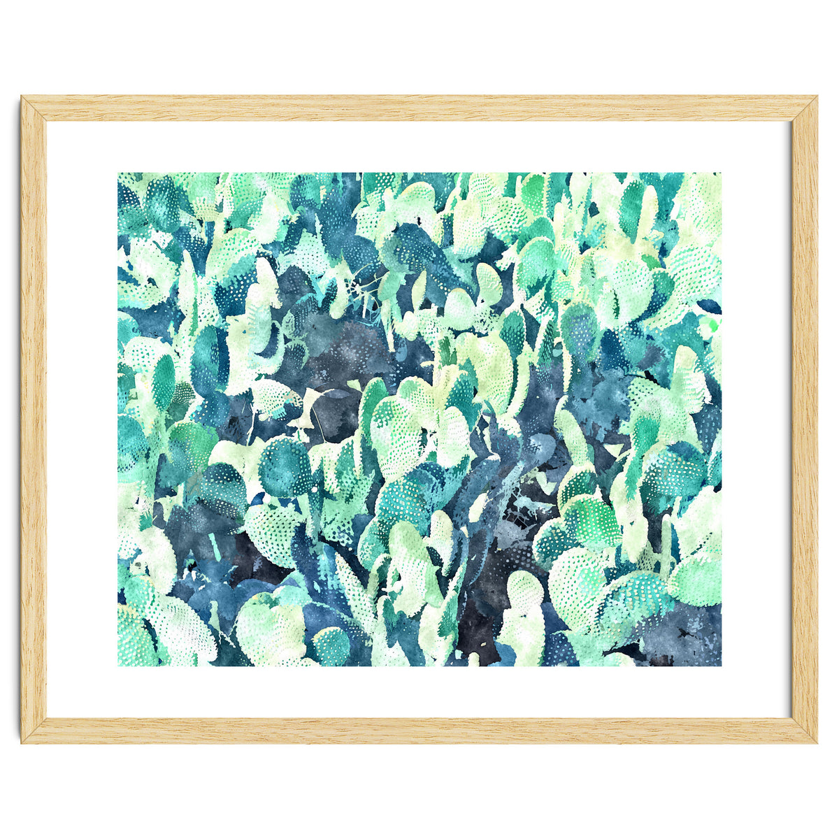 Watercolor Cactus III