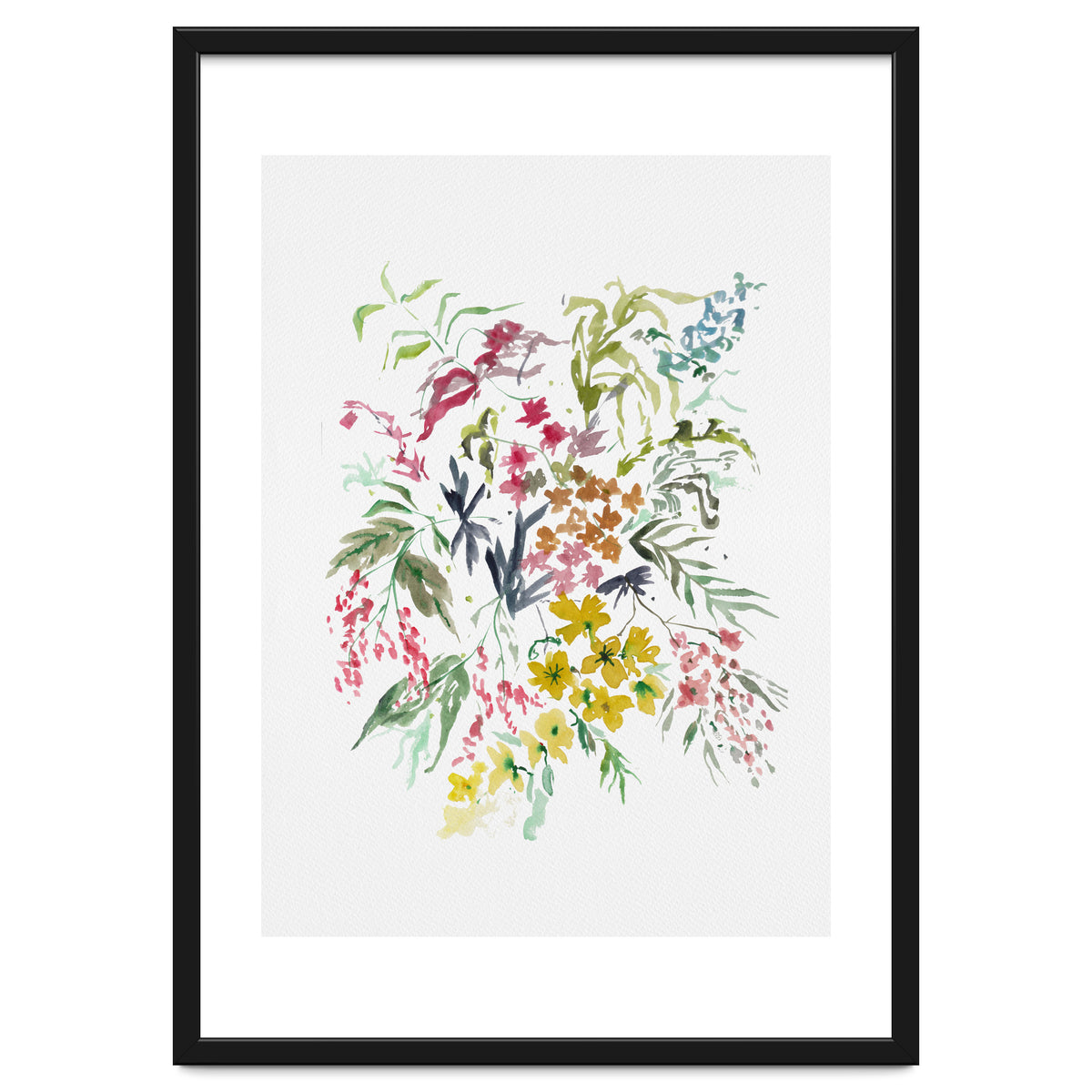 Autumn Bush Watercolour