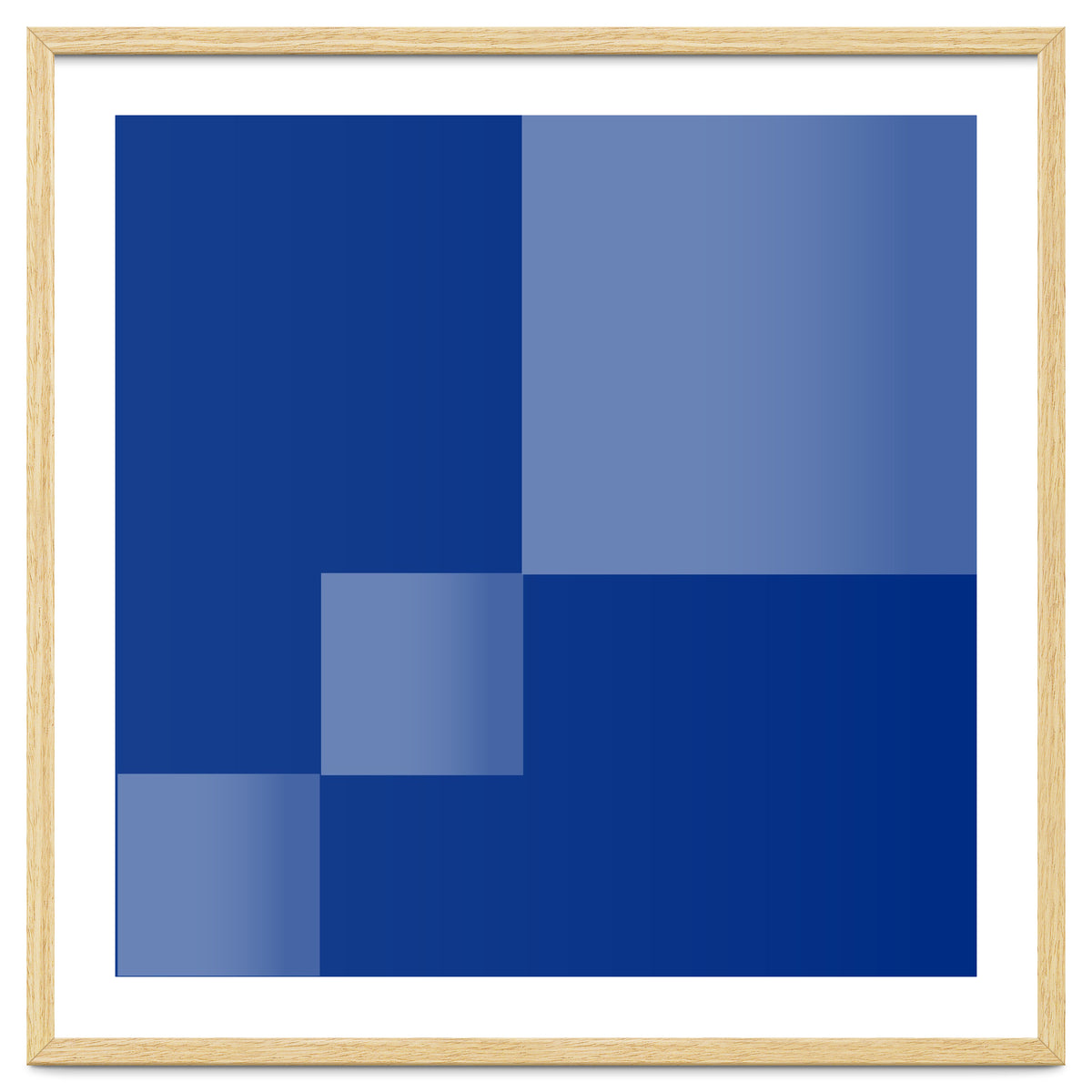 Blue coast | Abstract minimal