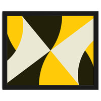 Geometric Shapes No. 4 - yellow, black & white