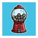 Kawaii Cute Christmas Pudding Gumball Machine (Print Only) thumbnail