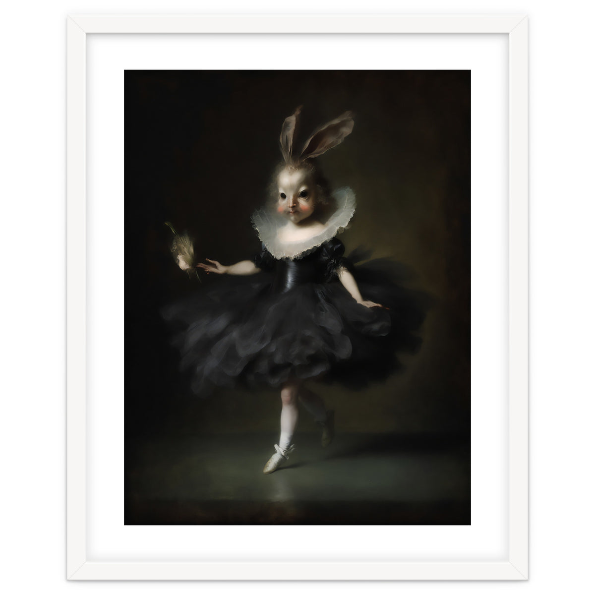 Gothic Hare-Girl Hybrid Ballerina