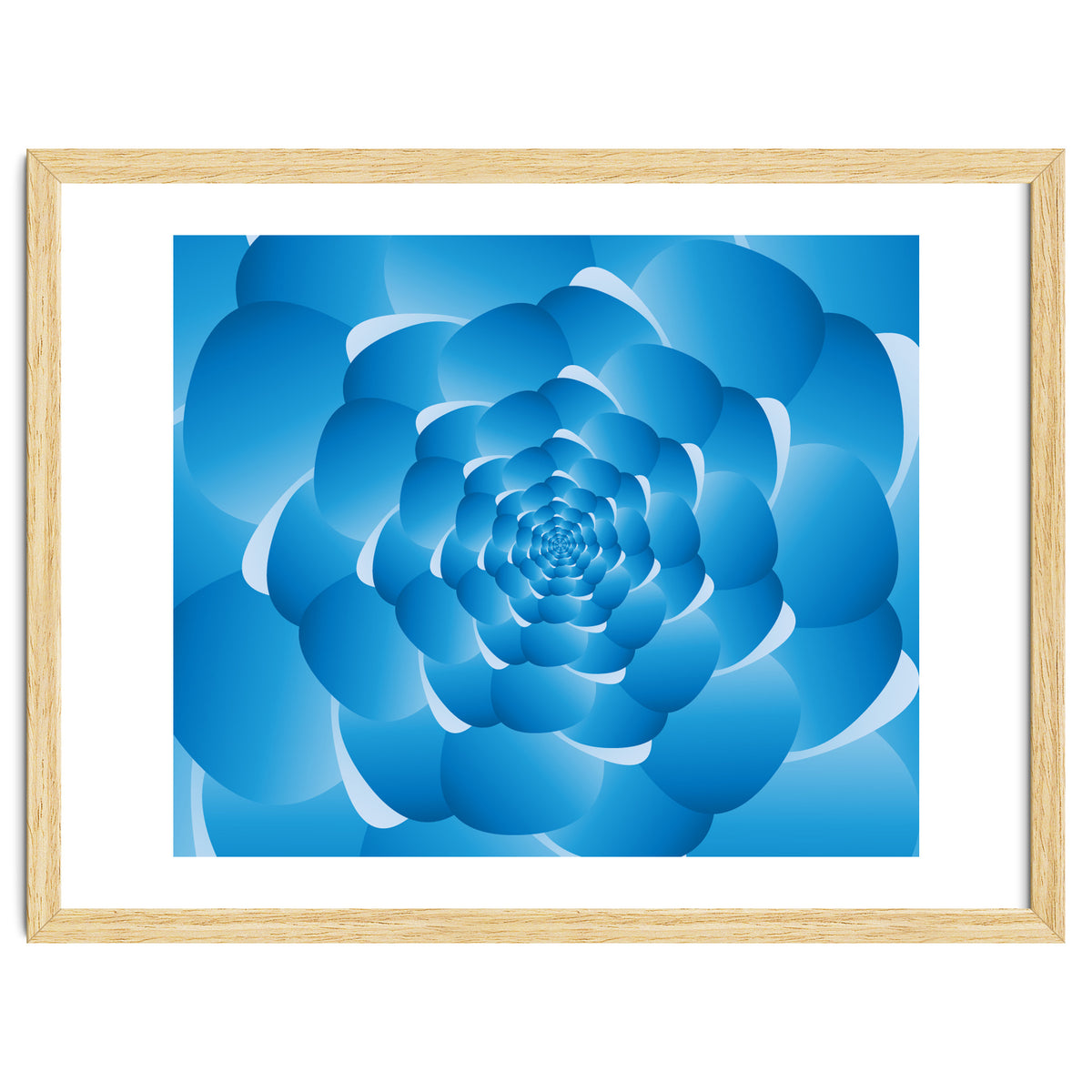 Sky Cloud Spiral Blue Spiral