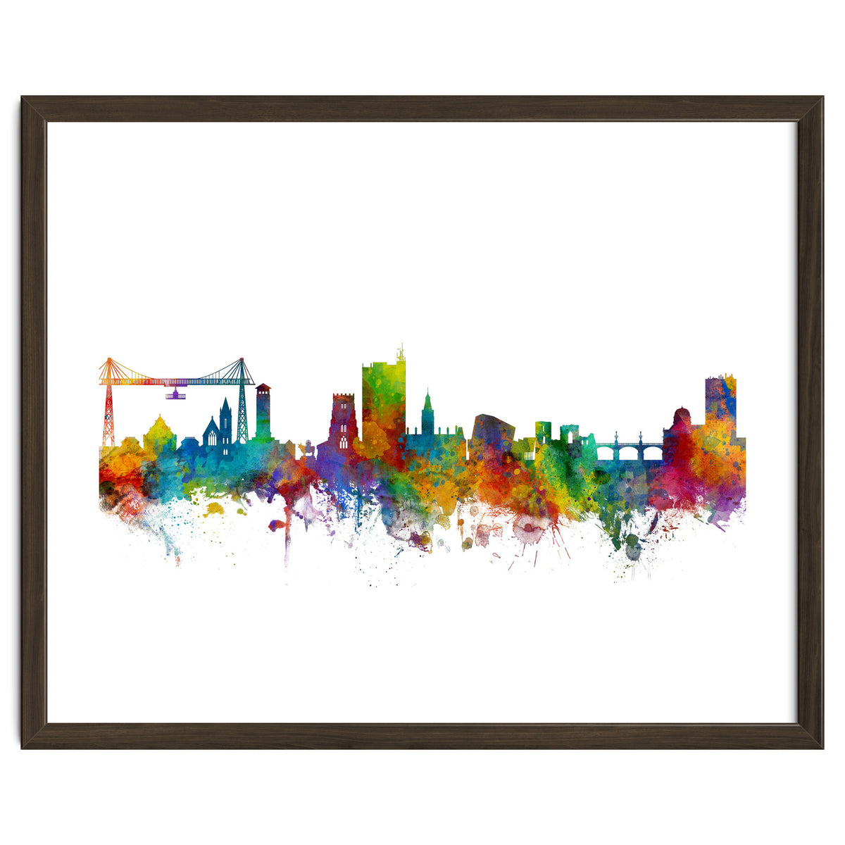 Newport Wales Skyline