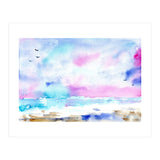 Tenderness of the sea || watercolor (Print Only) thumbnail