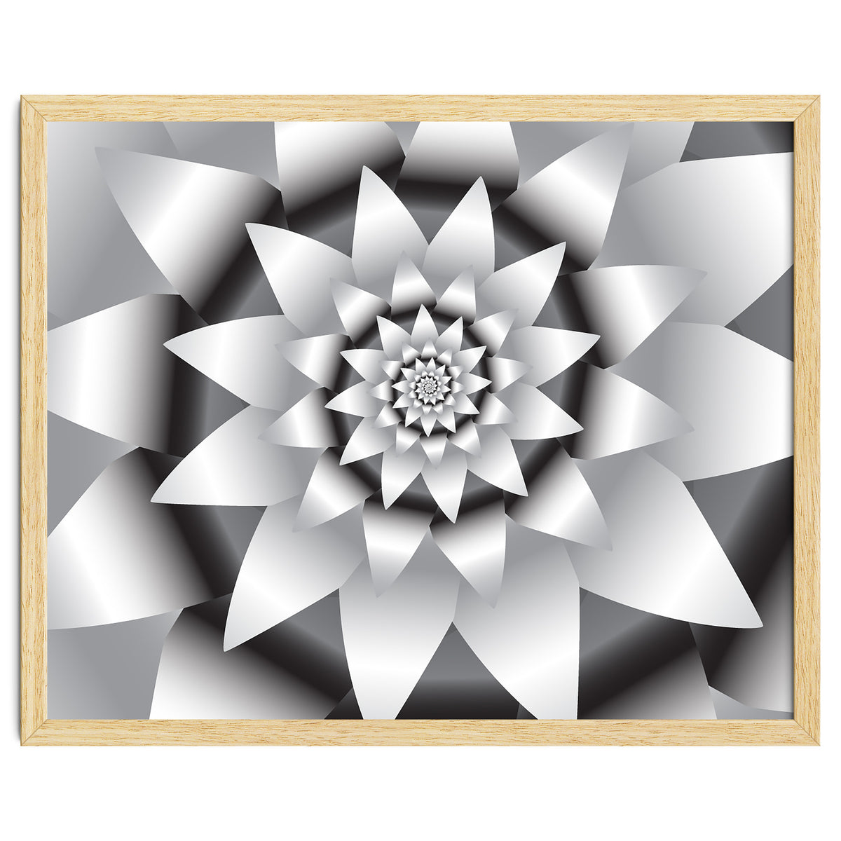 Abstract Modern Flower Design Art