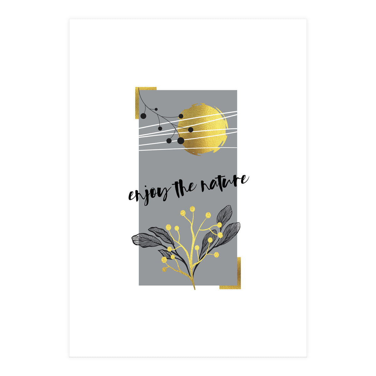 Reflection on the essentials - Enjoy the nature (Print Only)