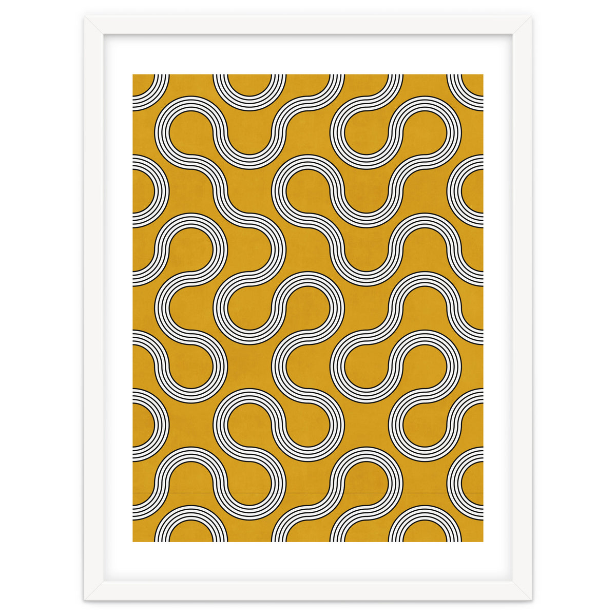 My Favorite Geometric Patterns No.31 - Mustard Yellow